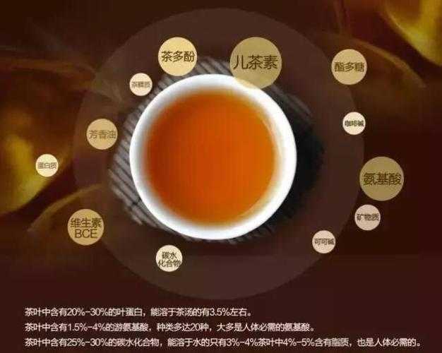 详细的黑茶知识（黑茶成分含量表）